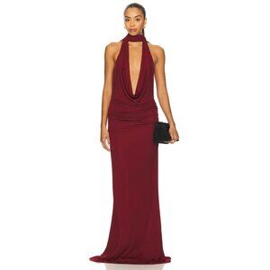 NBD The Lisha Gown in Oxblood Large New With Tags Womens